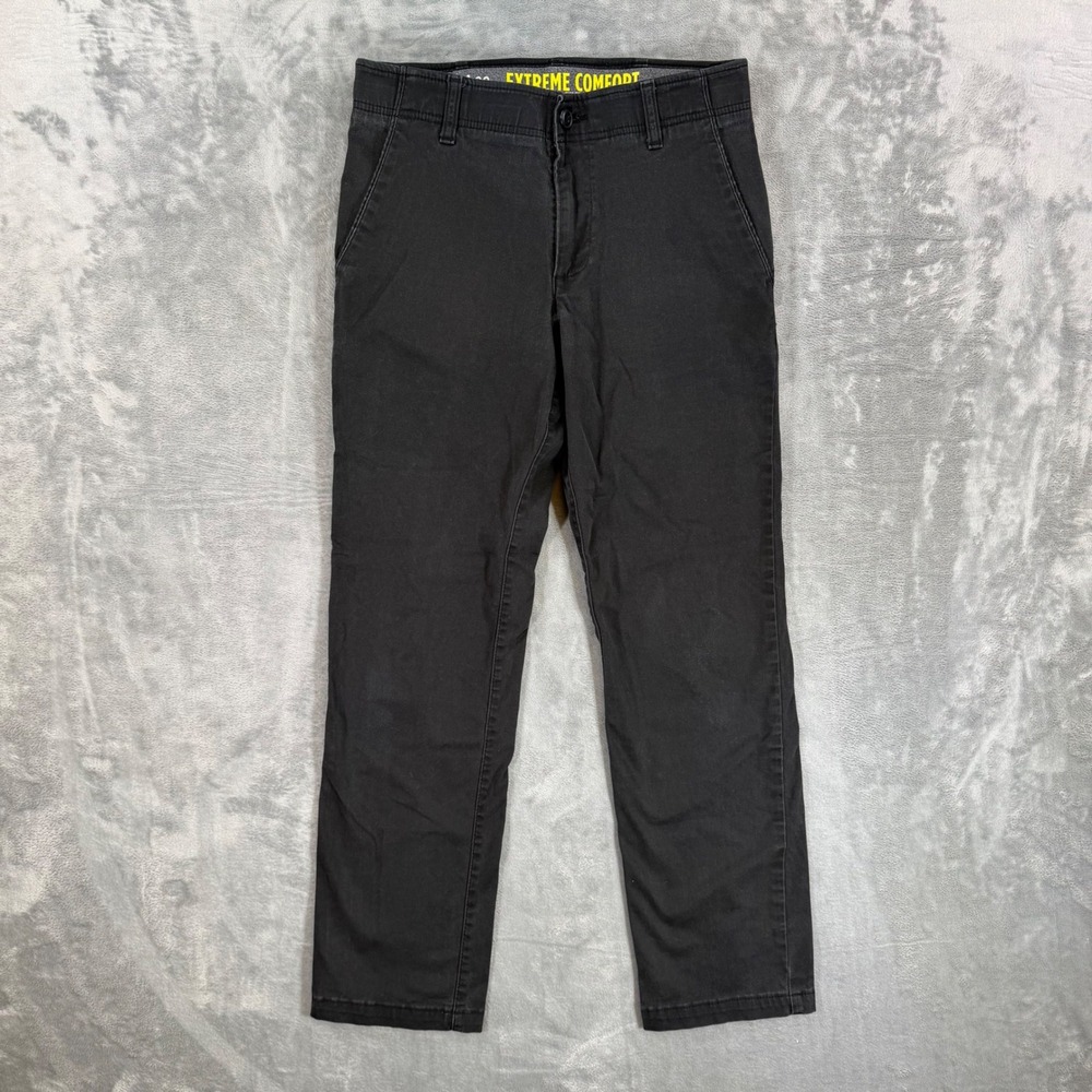 Lee Extreme Comfort Slim Fit Chino Pants Men's Size 29x30 Black Cotton
